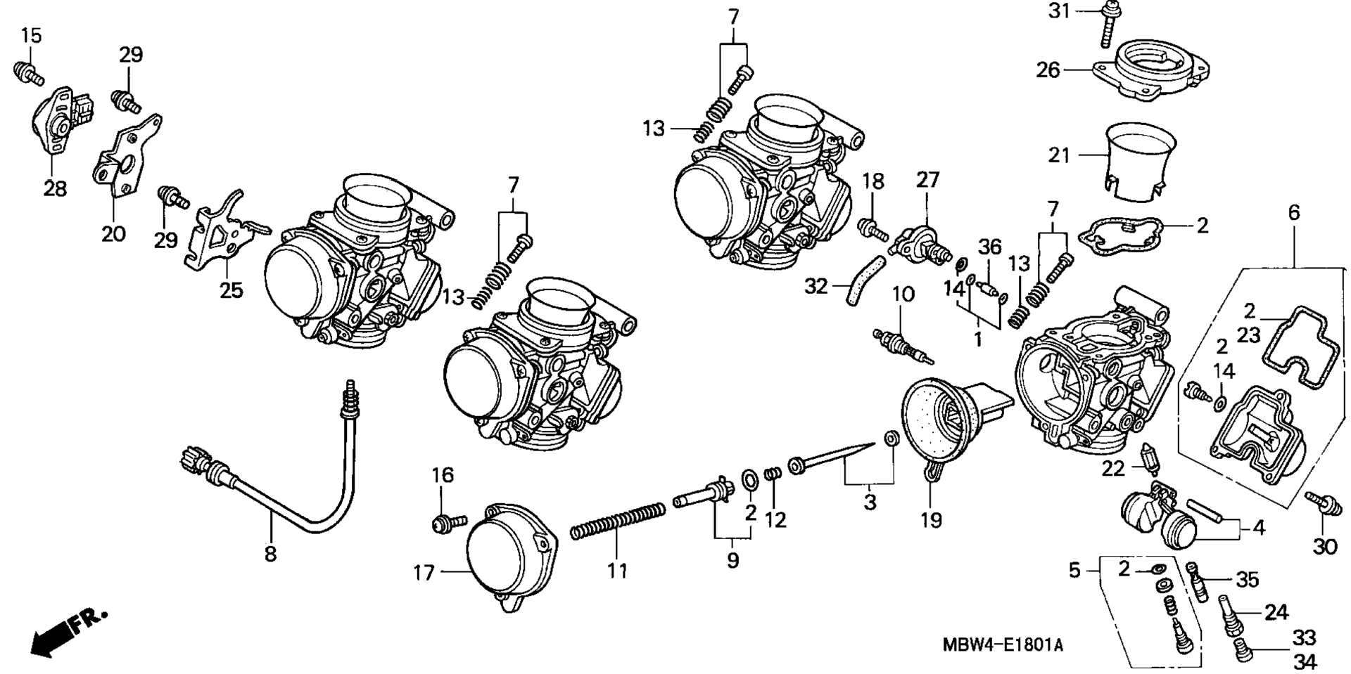 Карбюратор (COMPONENT PARTS)