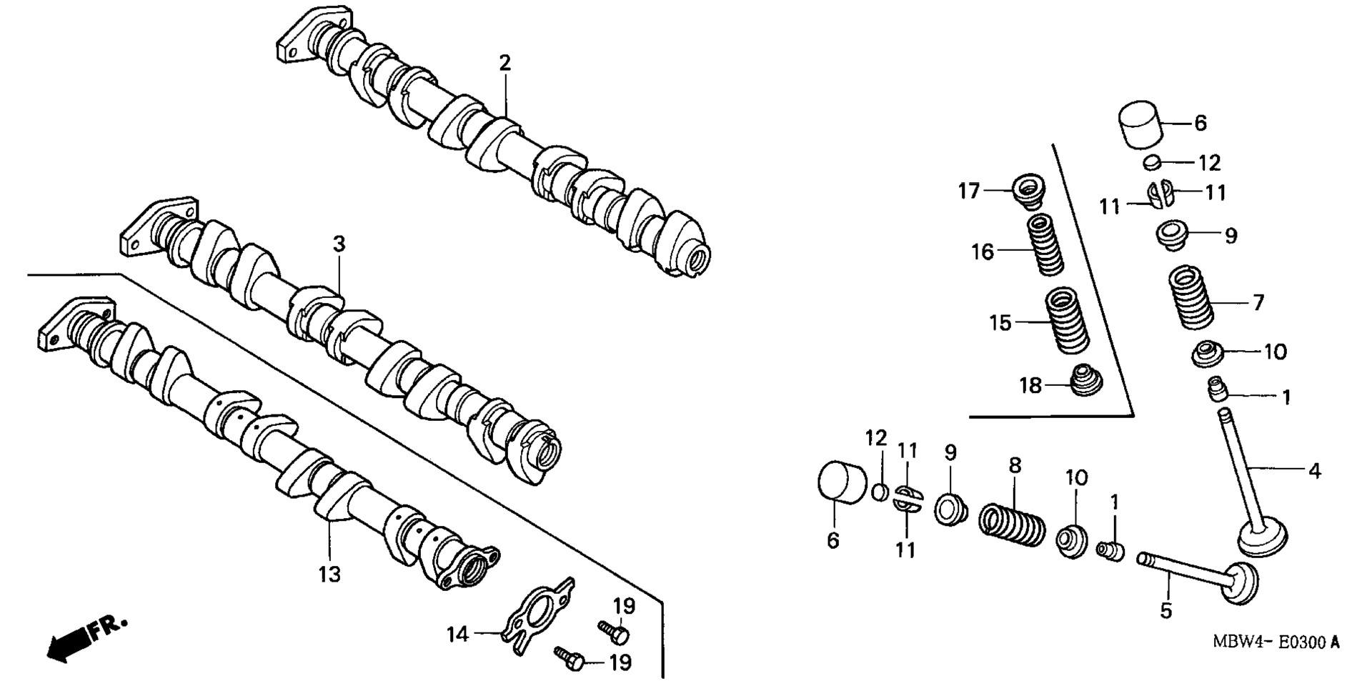 CAMSHAFT / клапан