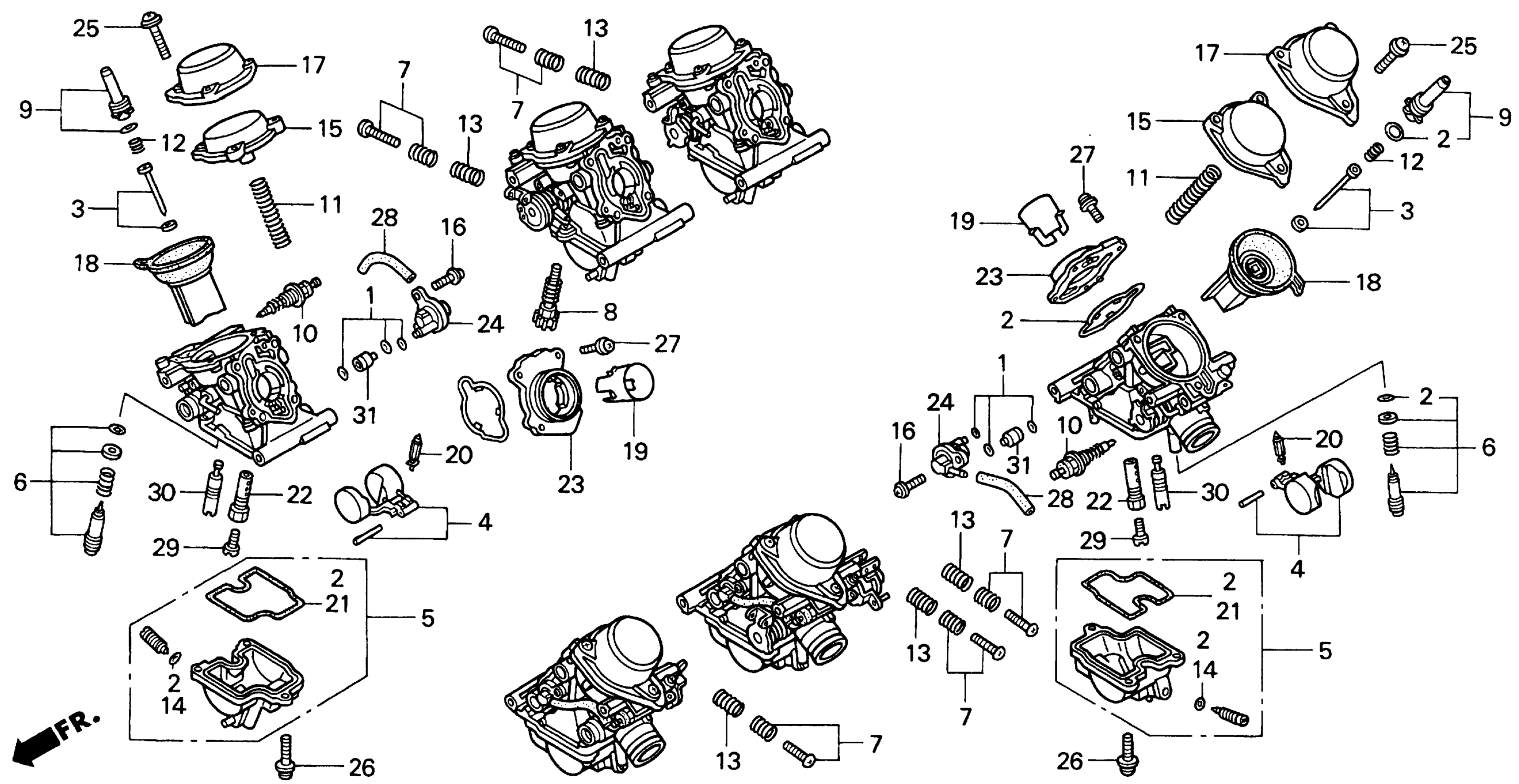 Карбюратор COMPONENT PARTS