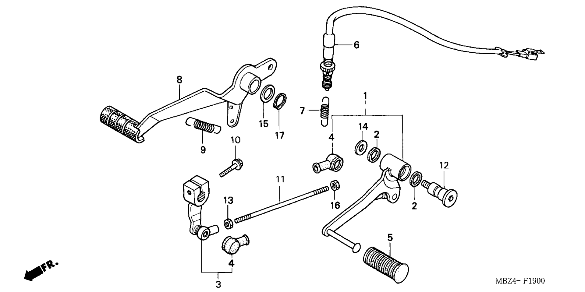 Тормоз PEDAL / CHANGE PEDAL