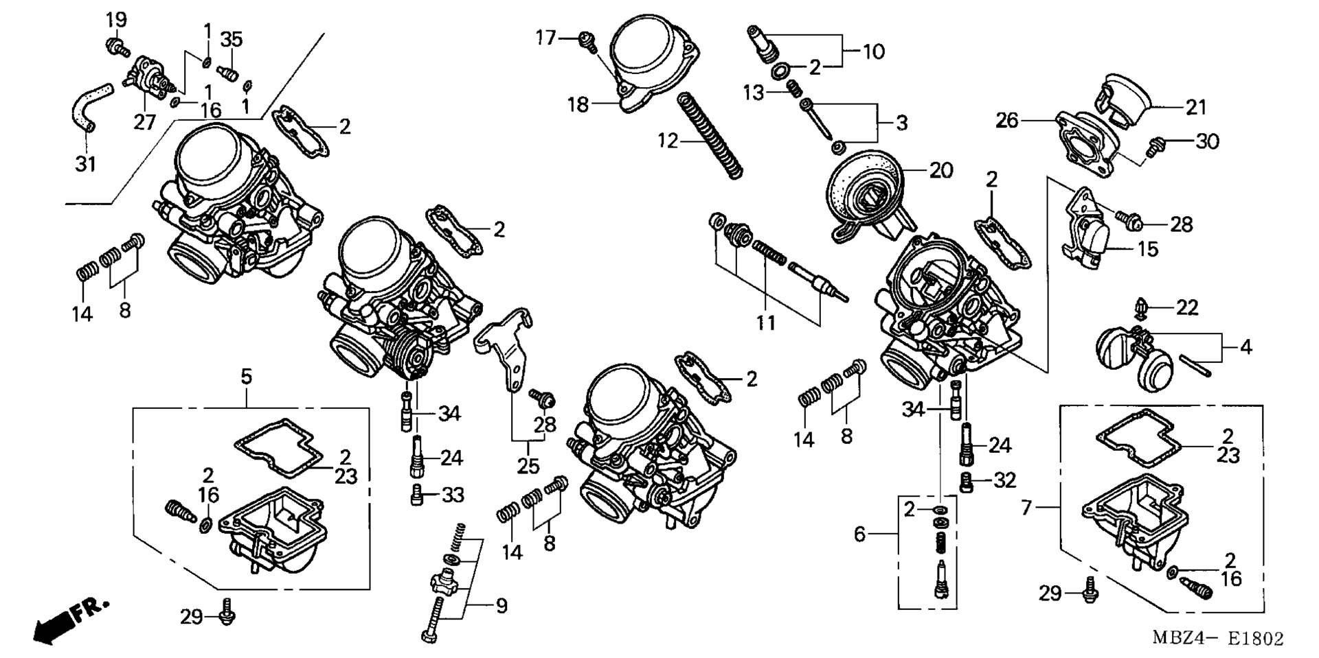 Карбюратор (COMPONENT PARTS) (1)