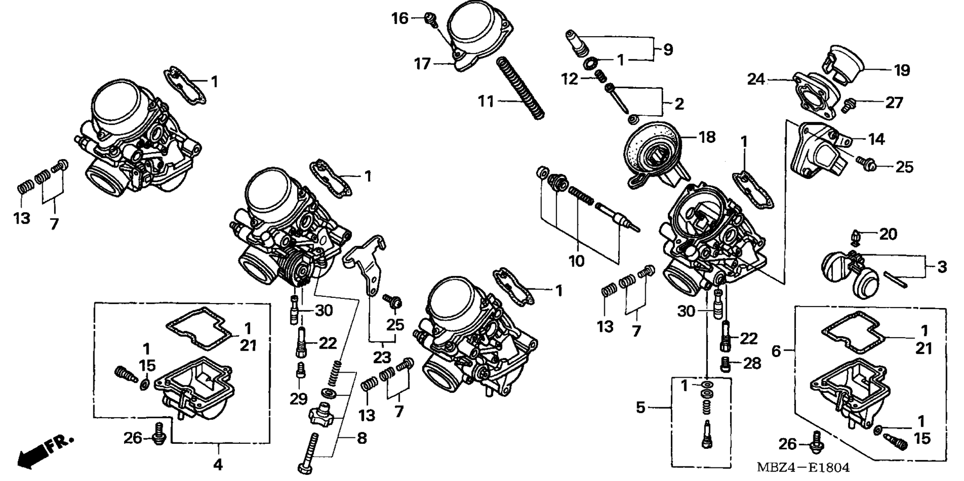 Карбюратор (COMPONENT PARTS) (2)