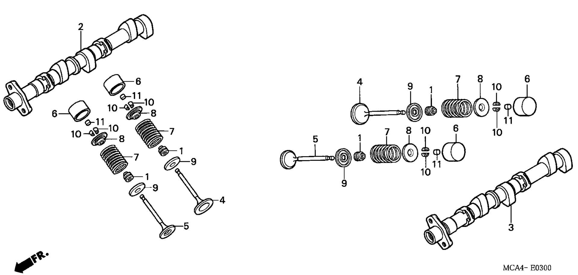 CAMSHAFT / клапан