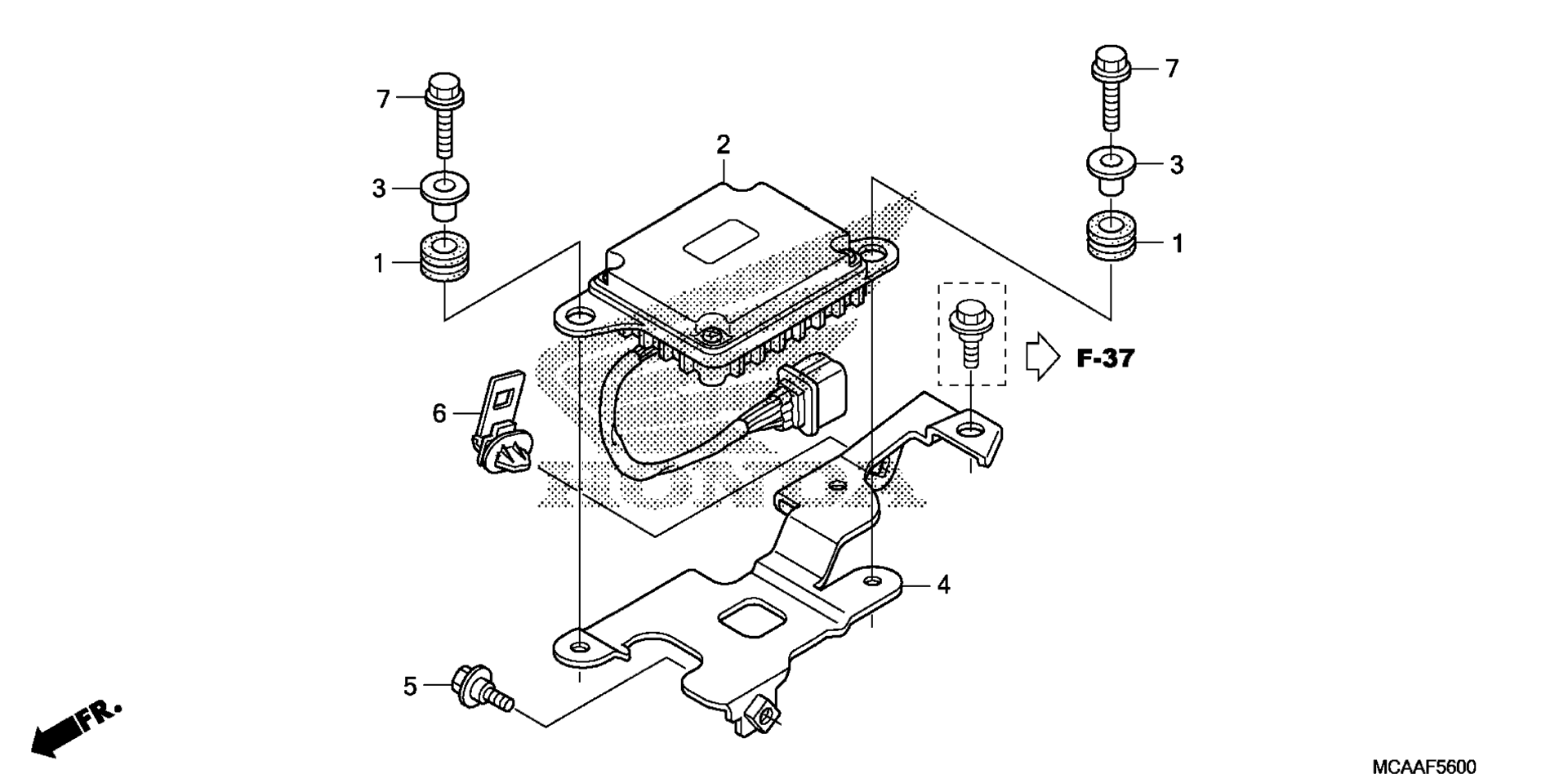 TPMS RECEIVER блок