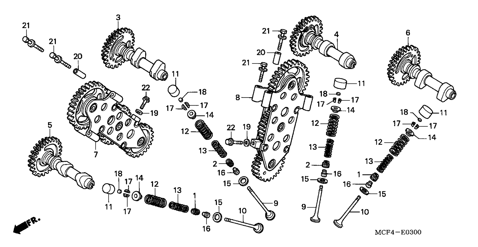 CAMSHAFT / клапан