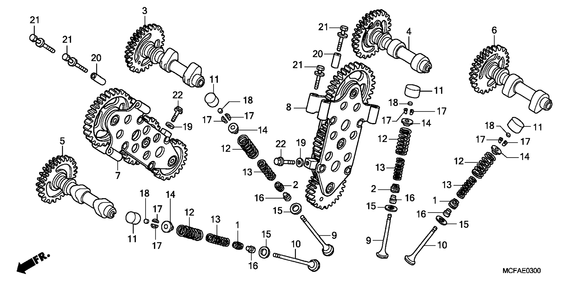 CAMSHAFT / клапан