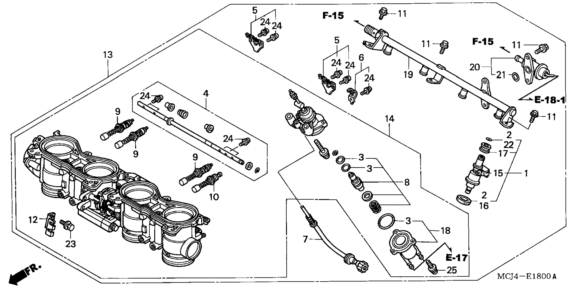 Дроссельный узел ASSY. ('00-'01)