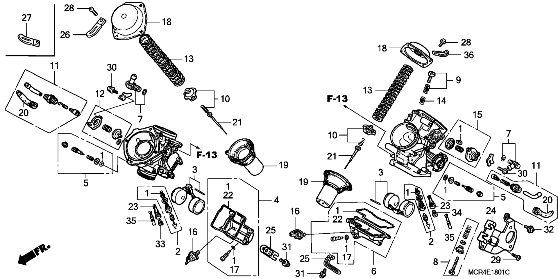 Карбюратор (COMPONENT PARTS)