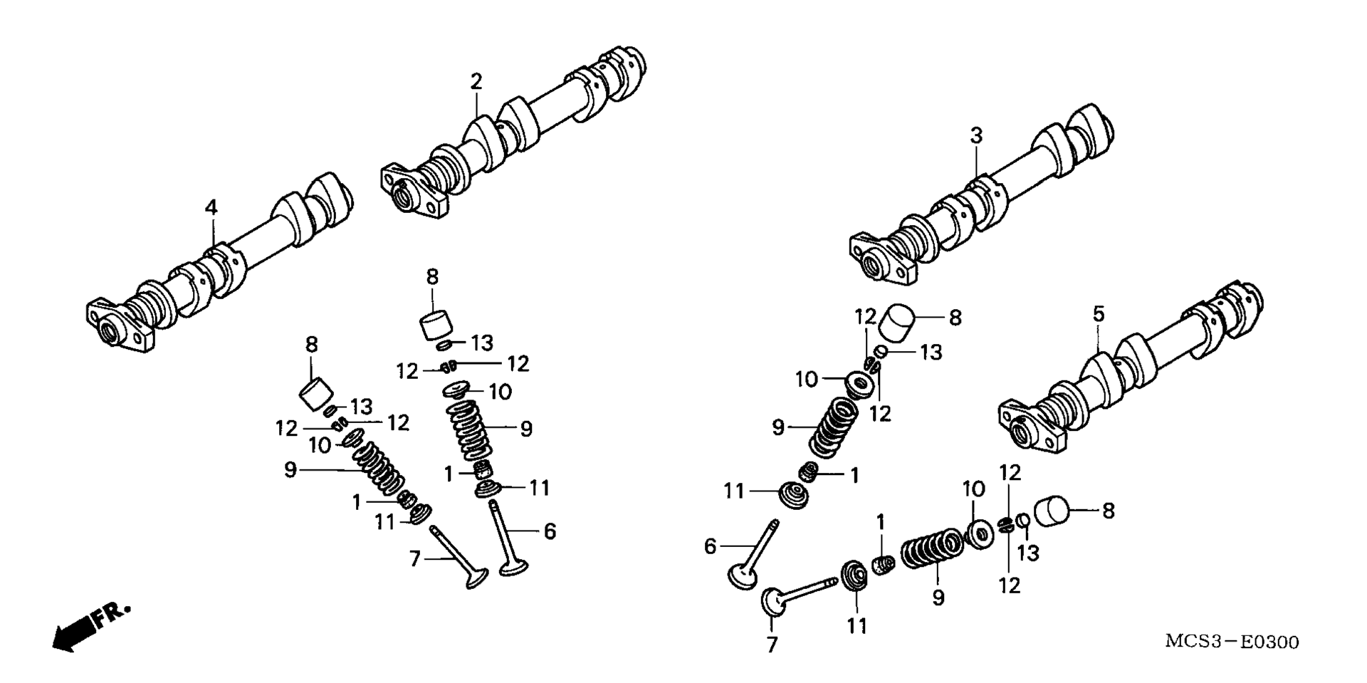 CAMSHAFT / клапан