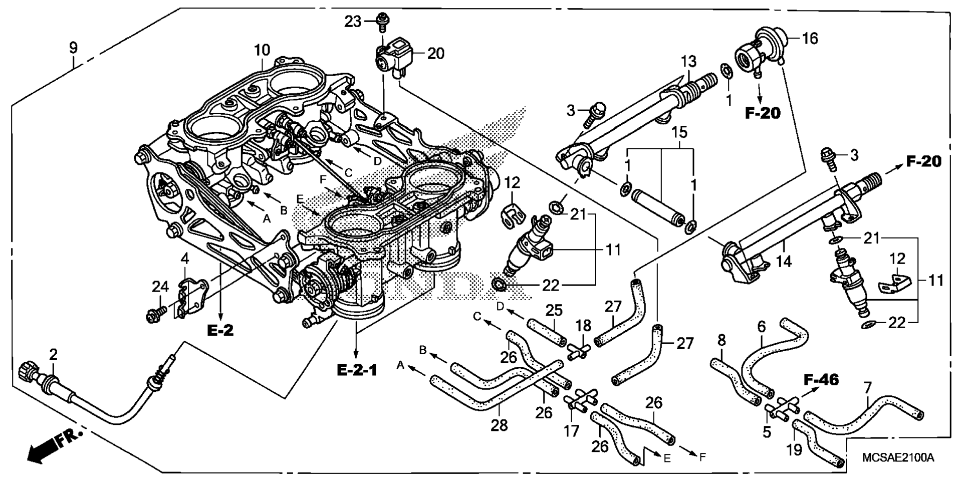 Дроссельный узел (ASSY.)