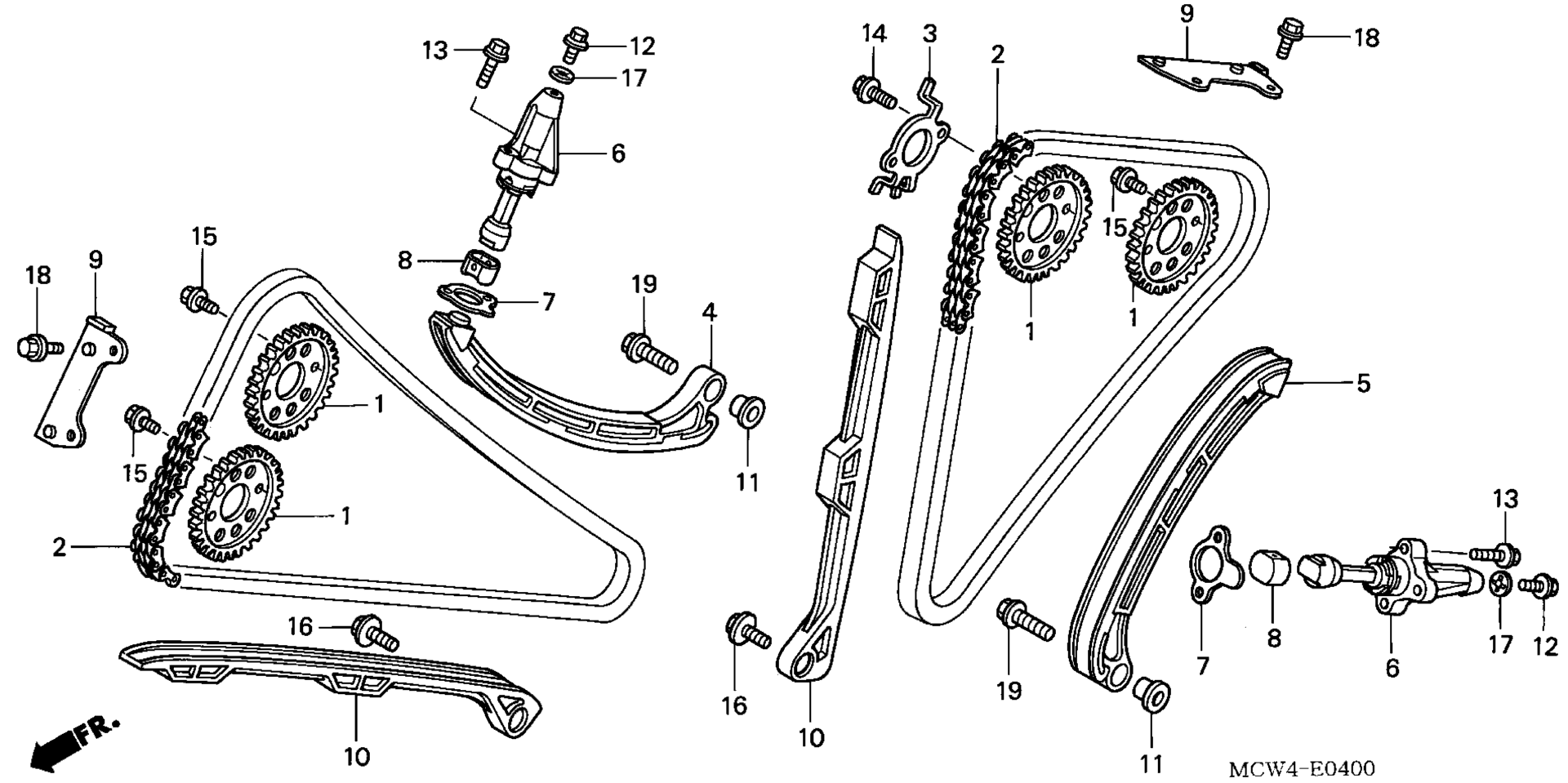кулачок цепь / TENSIONER