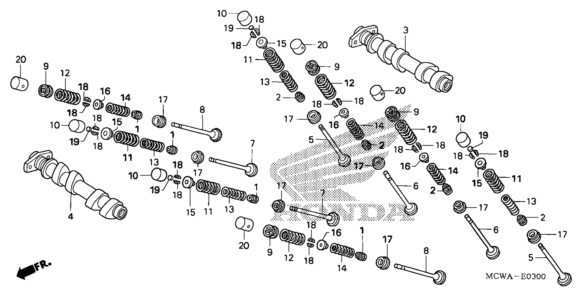 CAMSHAFT / клапан (FR.)
