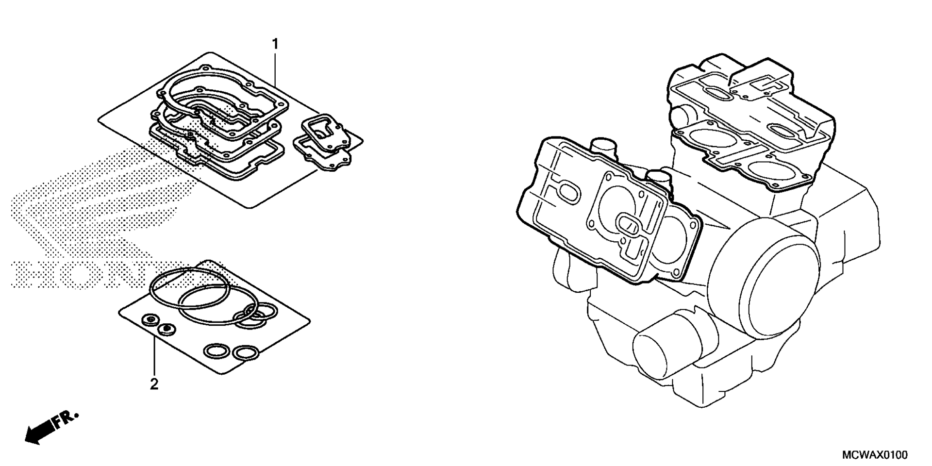 GASKET комплект A
