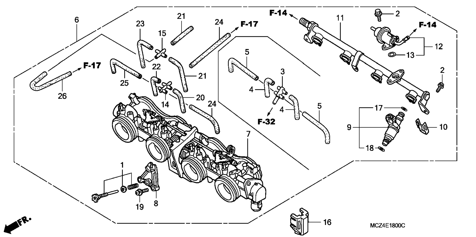 Дроссельный узел (ASSY.)