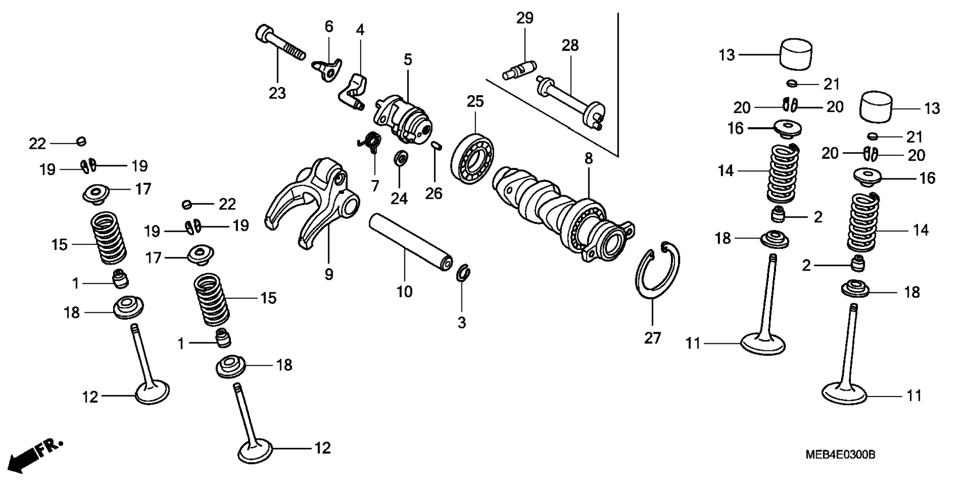 CAMSHAFT / клапан