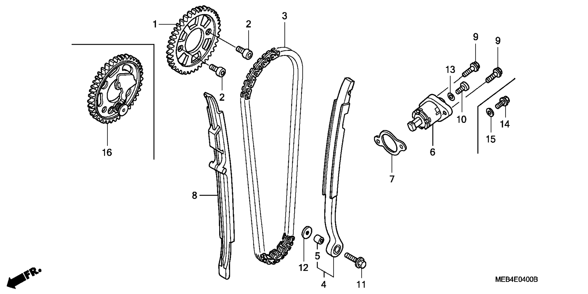 кулачок цепь / TENSIONER