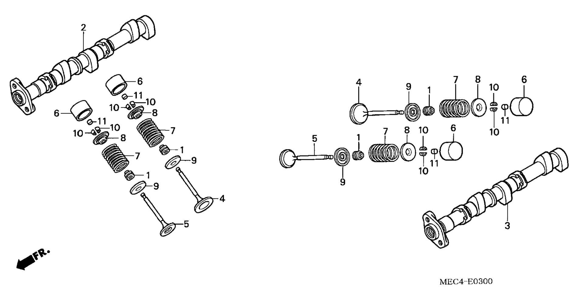 CAMSHAFT / клапан