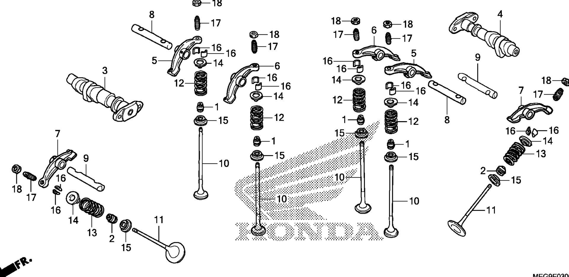 CAMSHAFT клапан