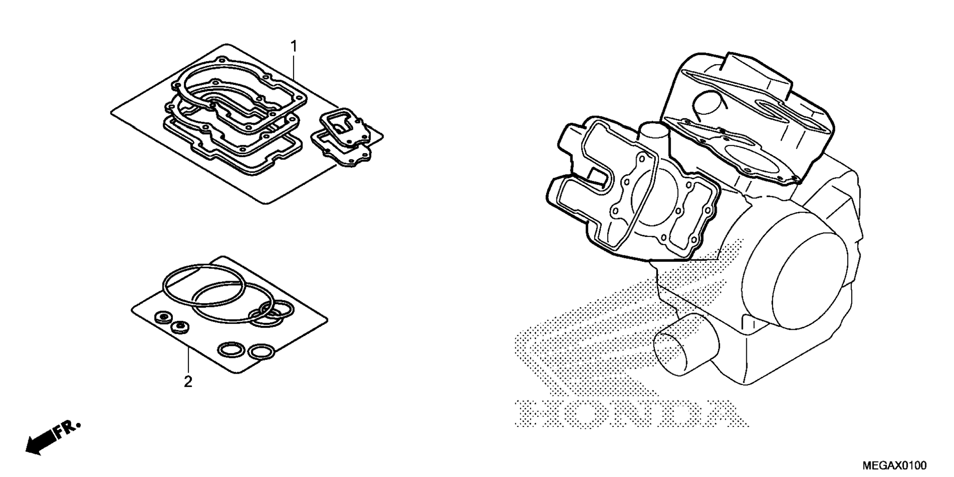 GASKET комплект A