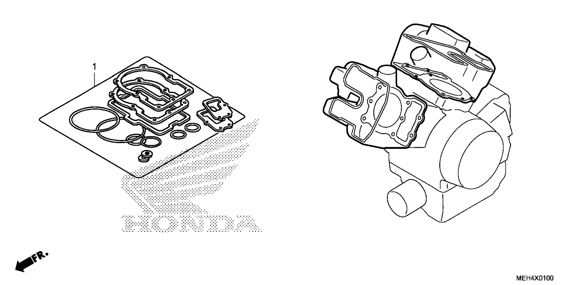 GASKET комплект A