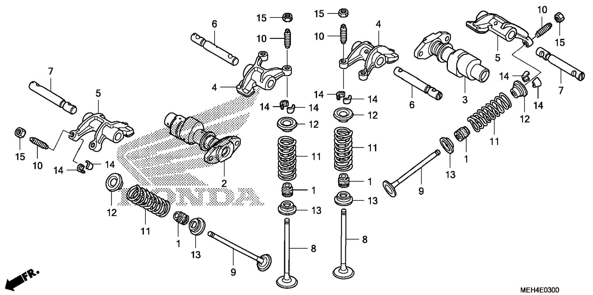 CAMSHAFT / клапан