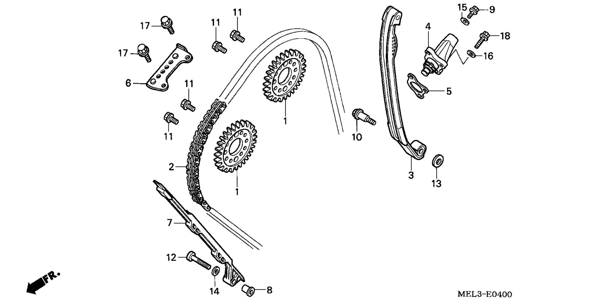 кулачок цепь / TENSIONER
