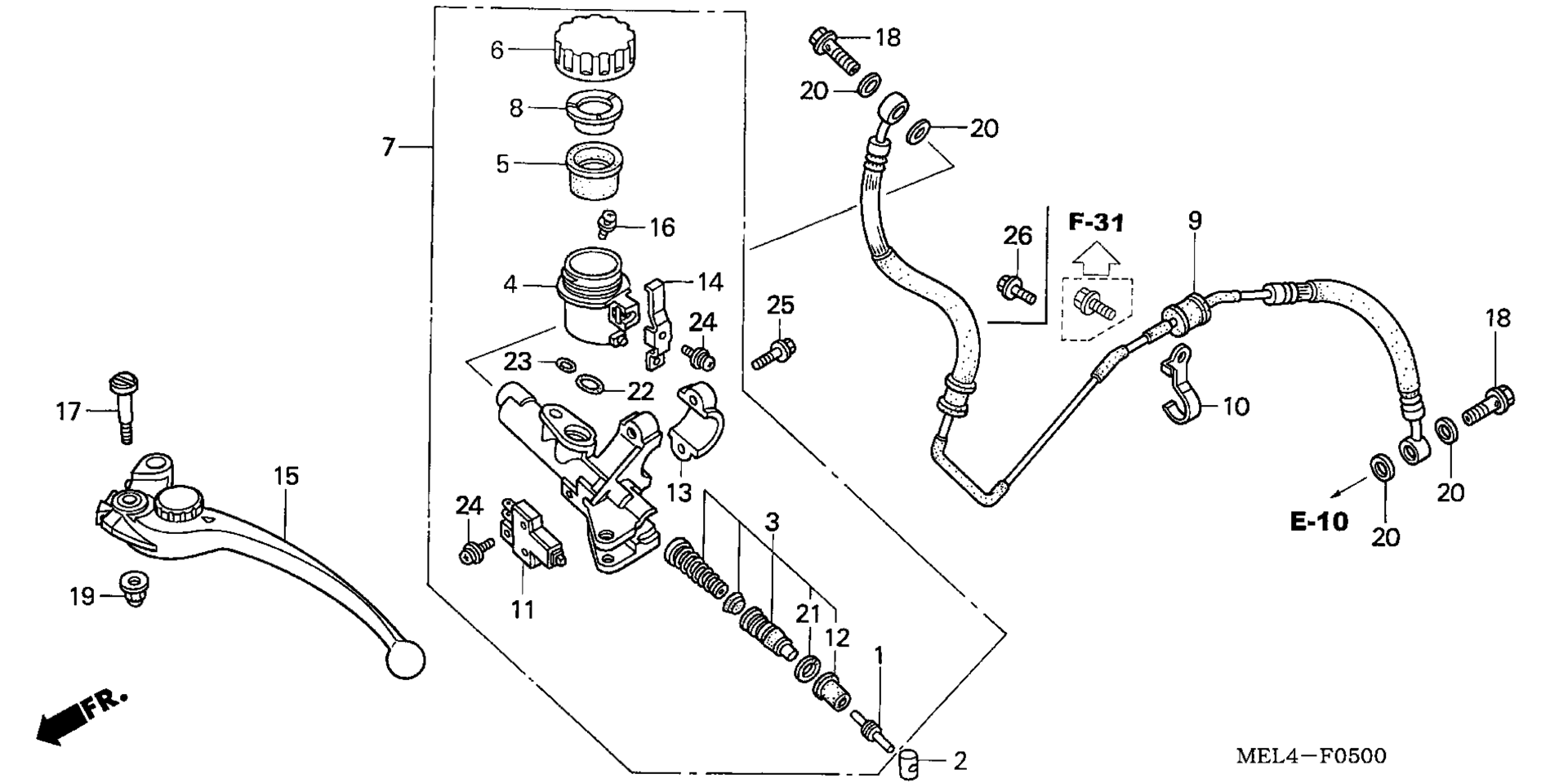 Сцепление MASTER CYLINDER