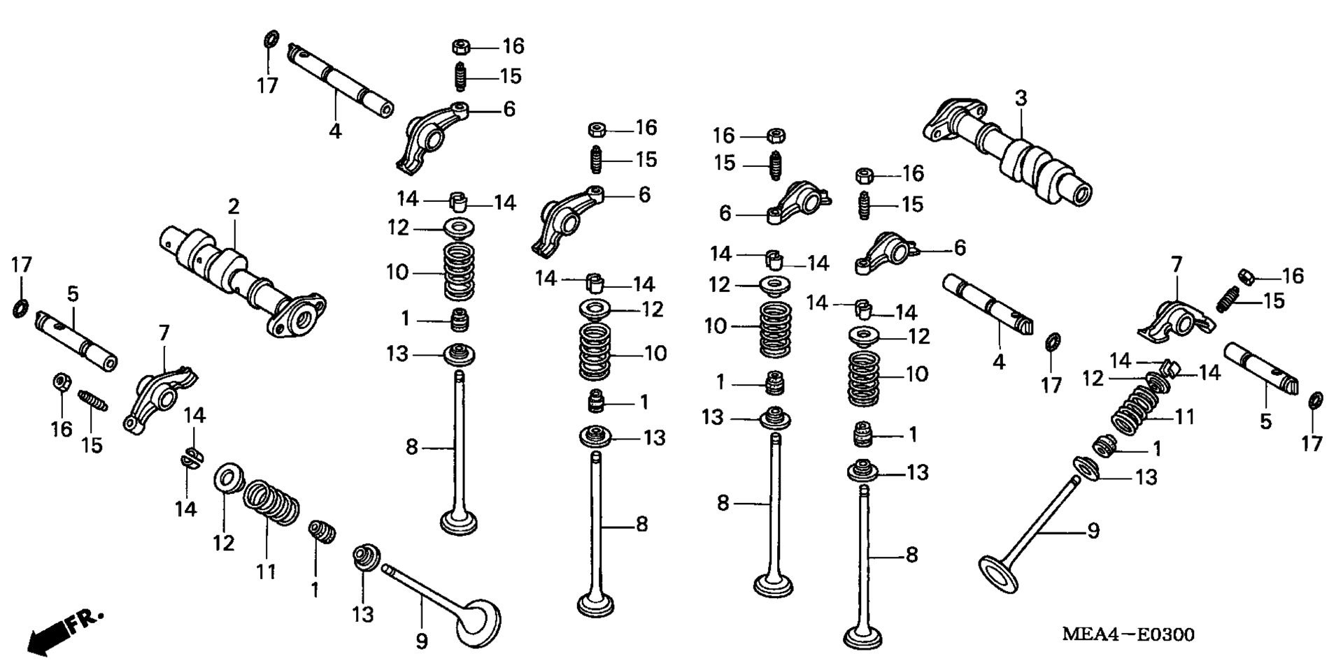 CAMSHAFT / клапан