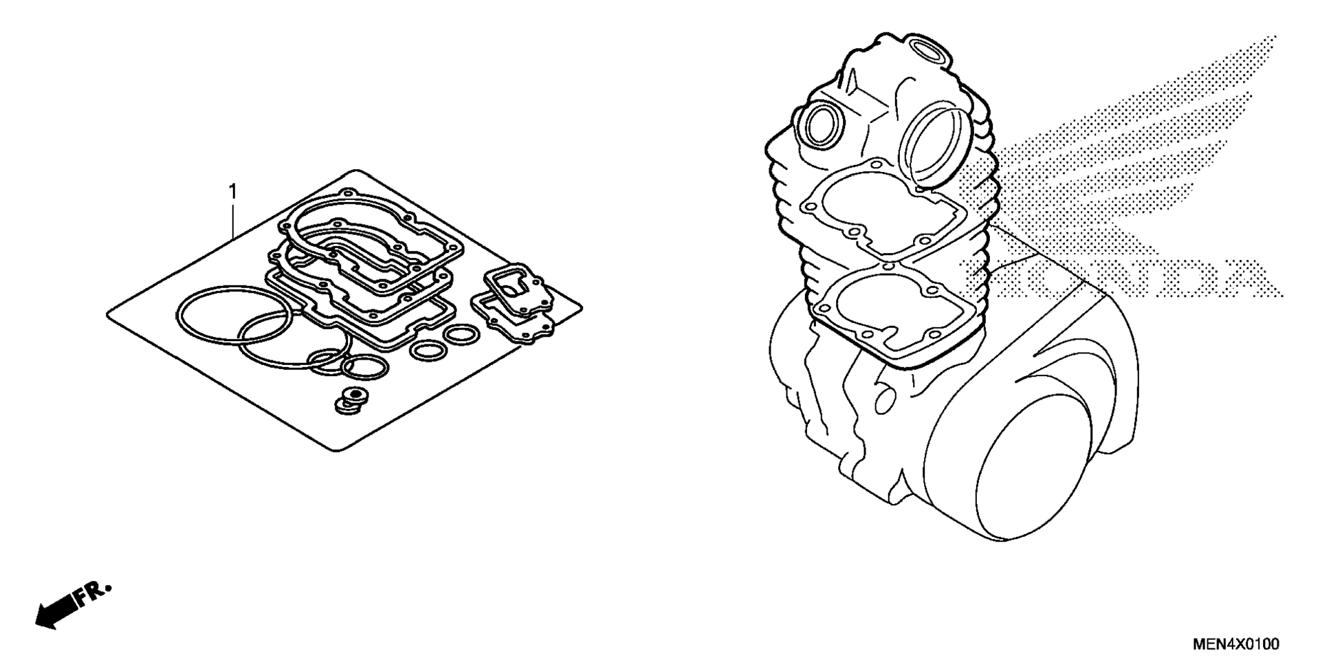 GASKET комплект A