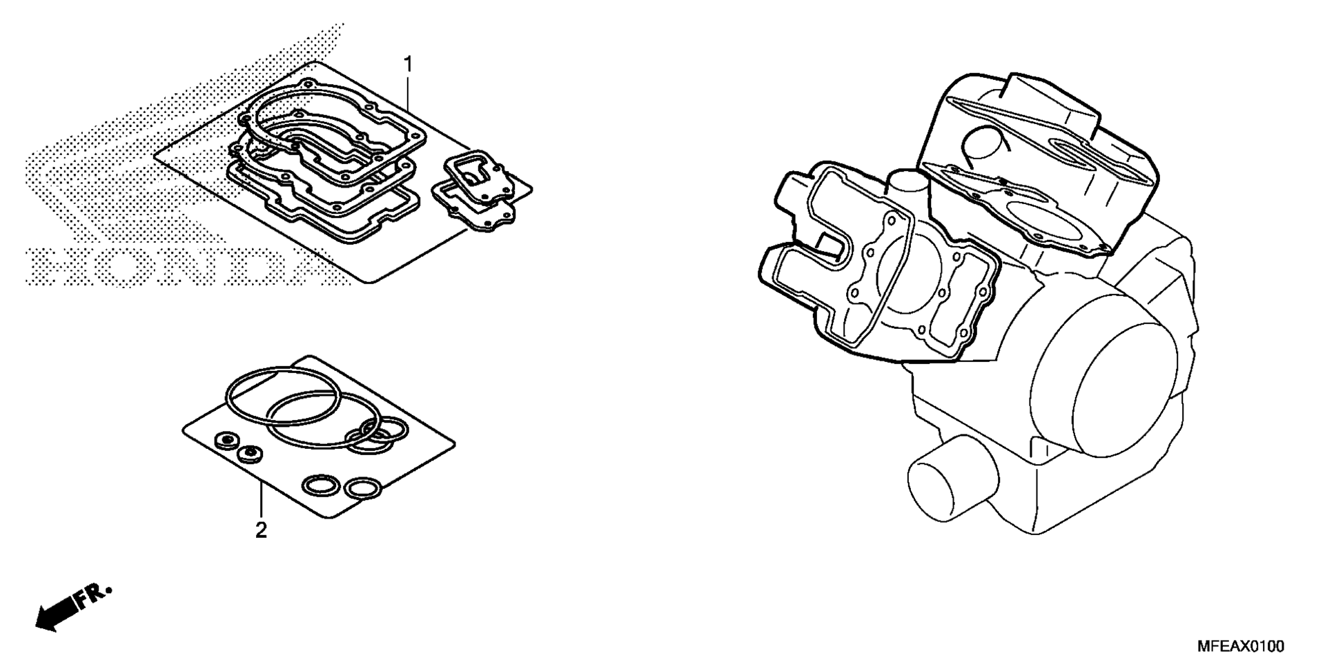 GASKET комплект A