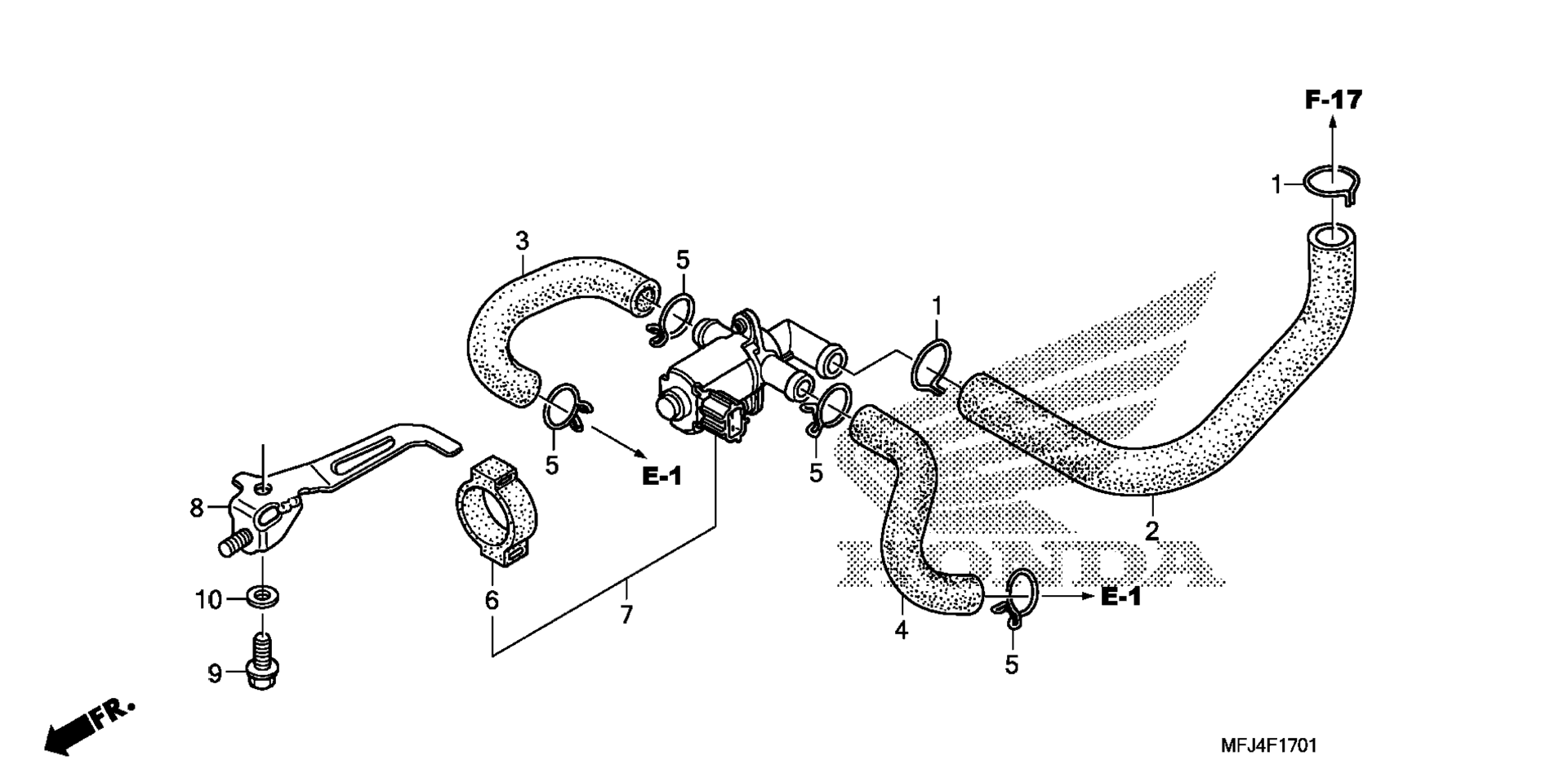 Воздушный впрыск управление клапан