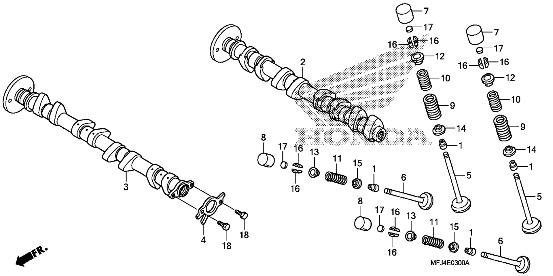CAMSHAFT / клапан