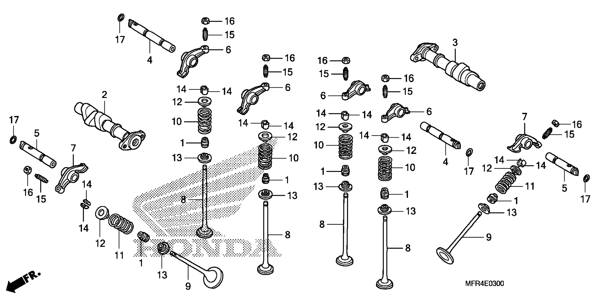 CAMSHAFT / клапан