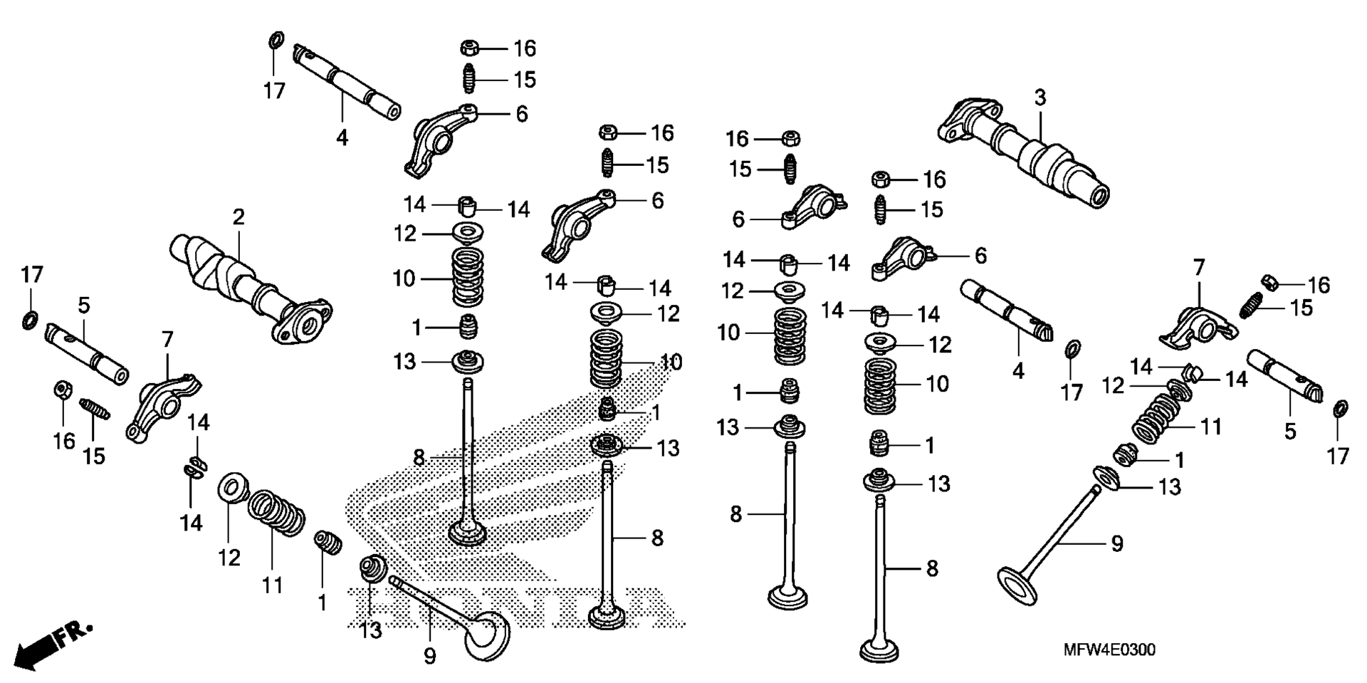 CAMSHAFT / клапан