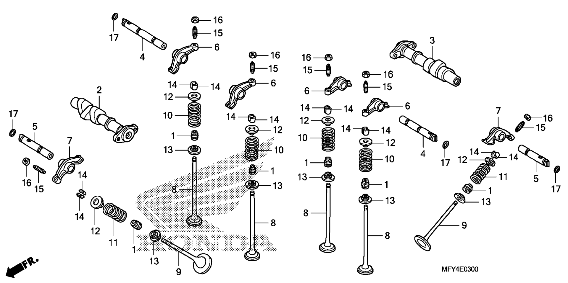 CAMSHAFT / клапан