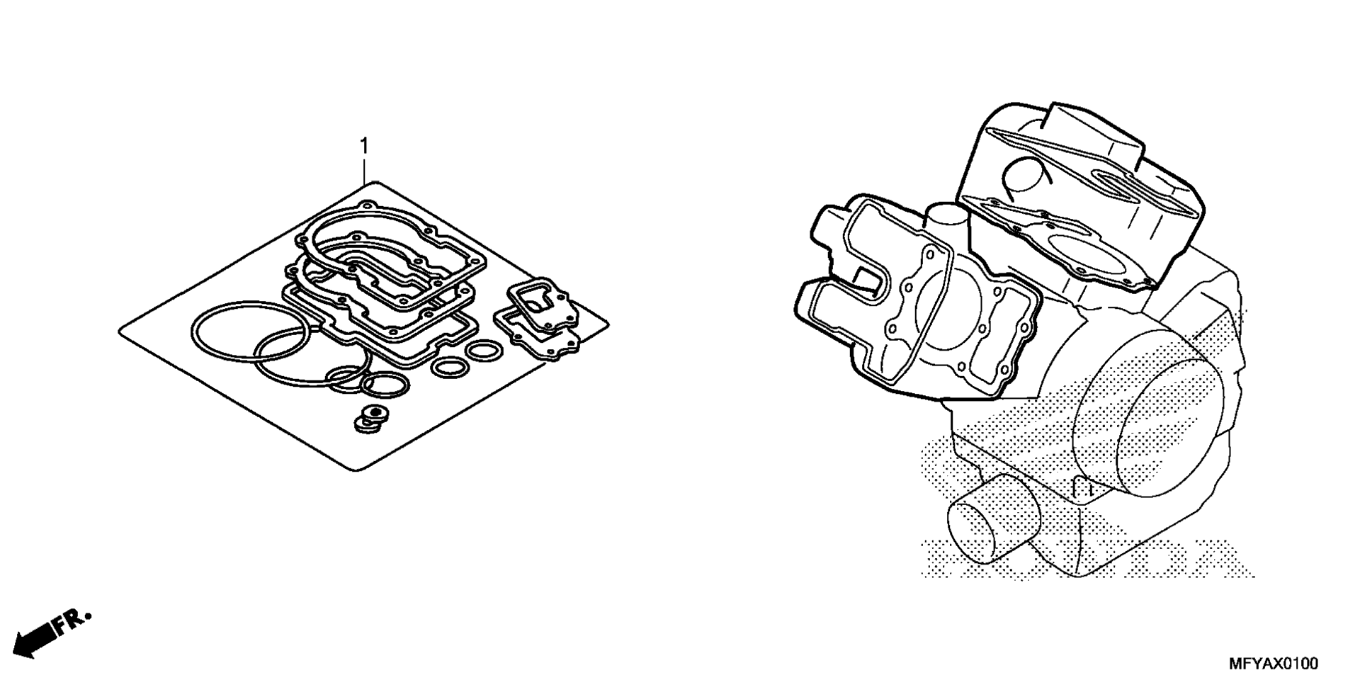 GASKET комплект A