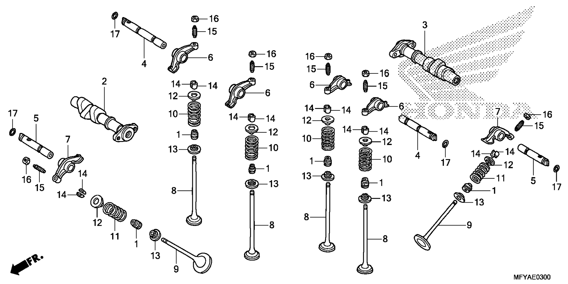 CAMSHAFT / клапан