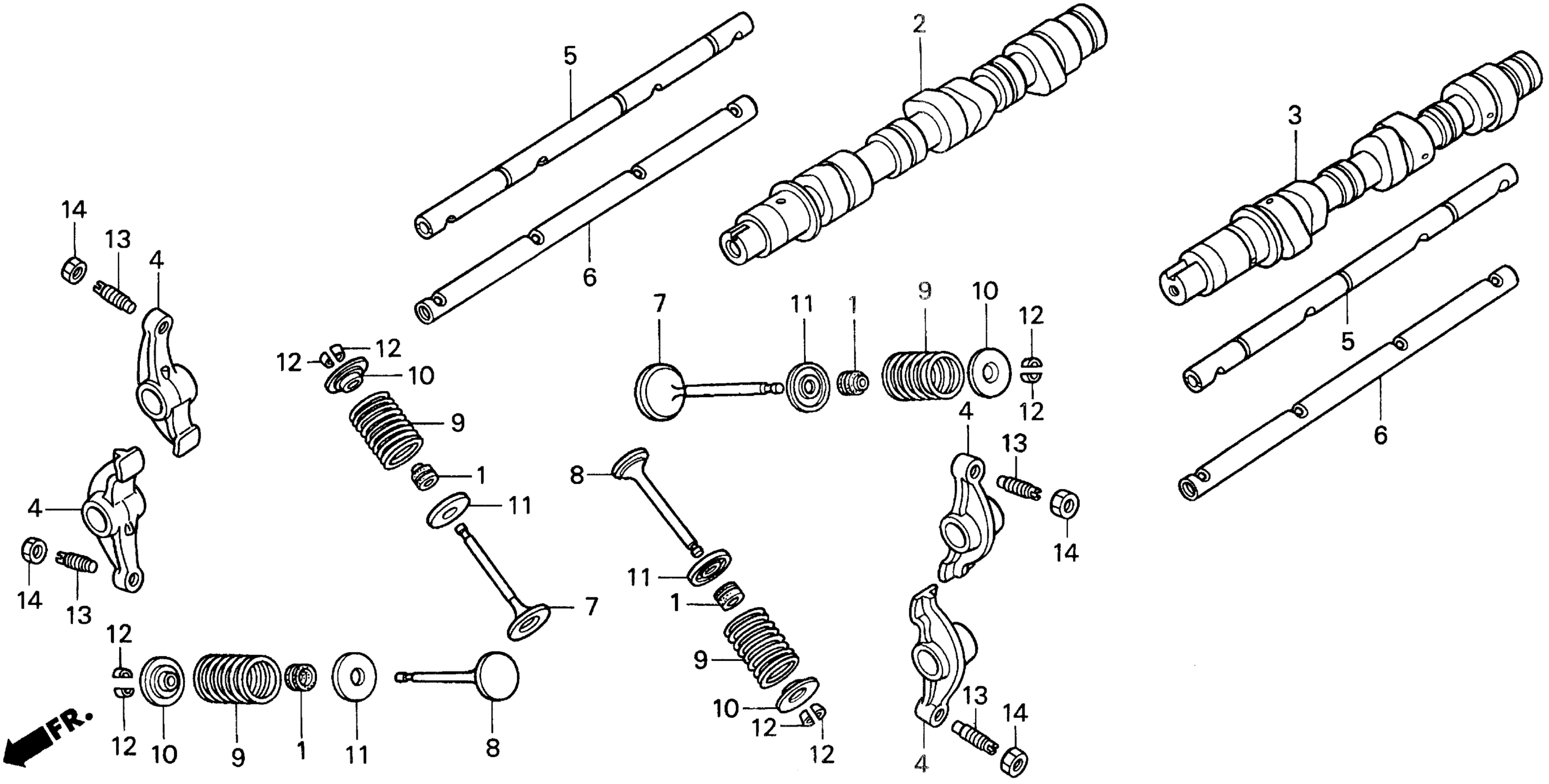 CAMSHAFT / клапан