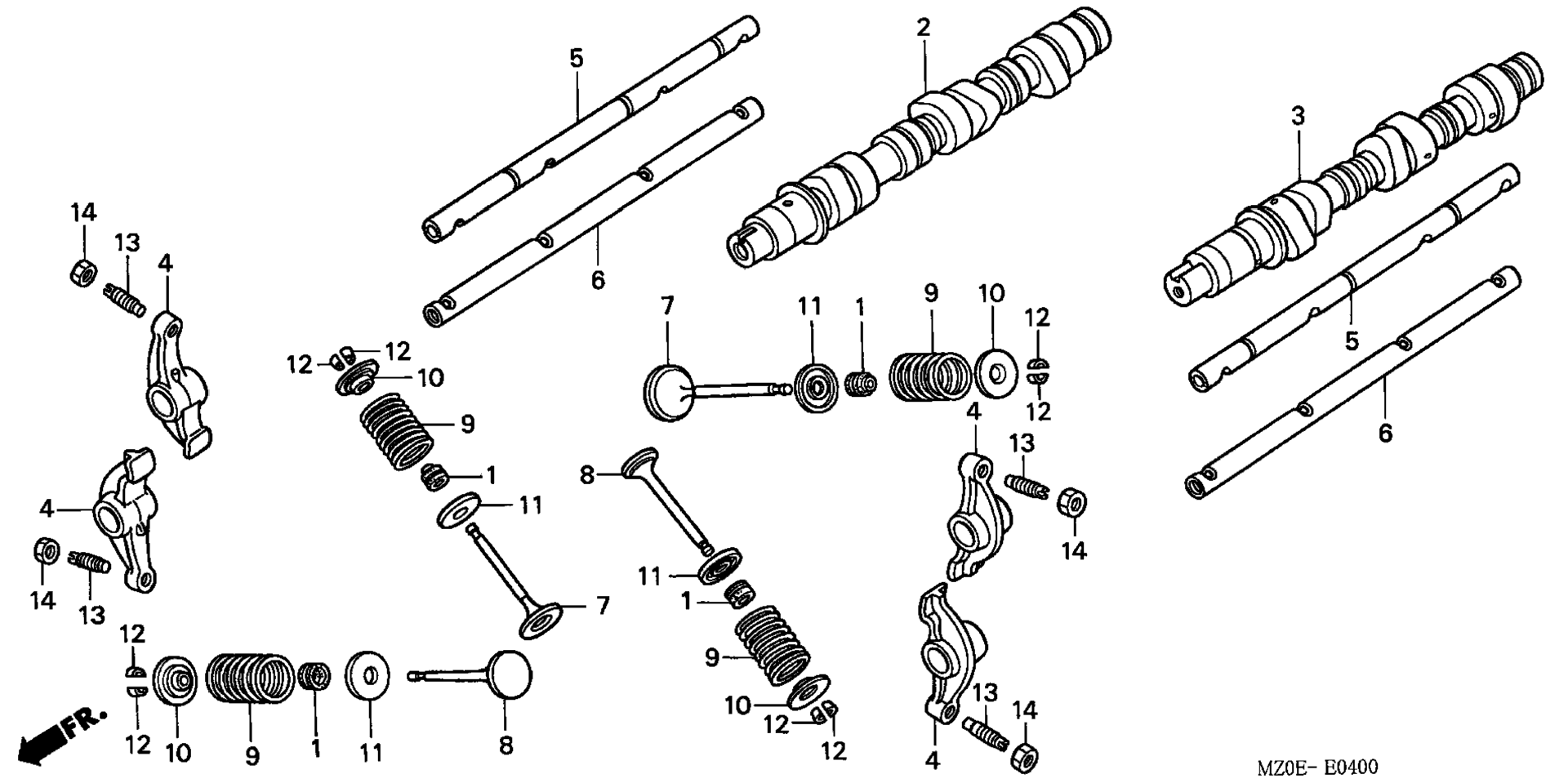 CAMSHAFT / клапан