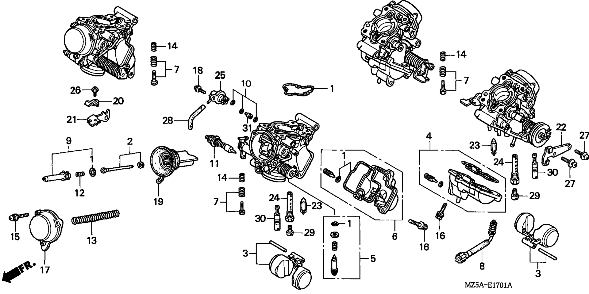 Карбюратор COMPONENTS