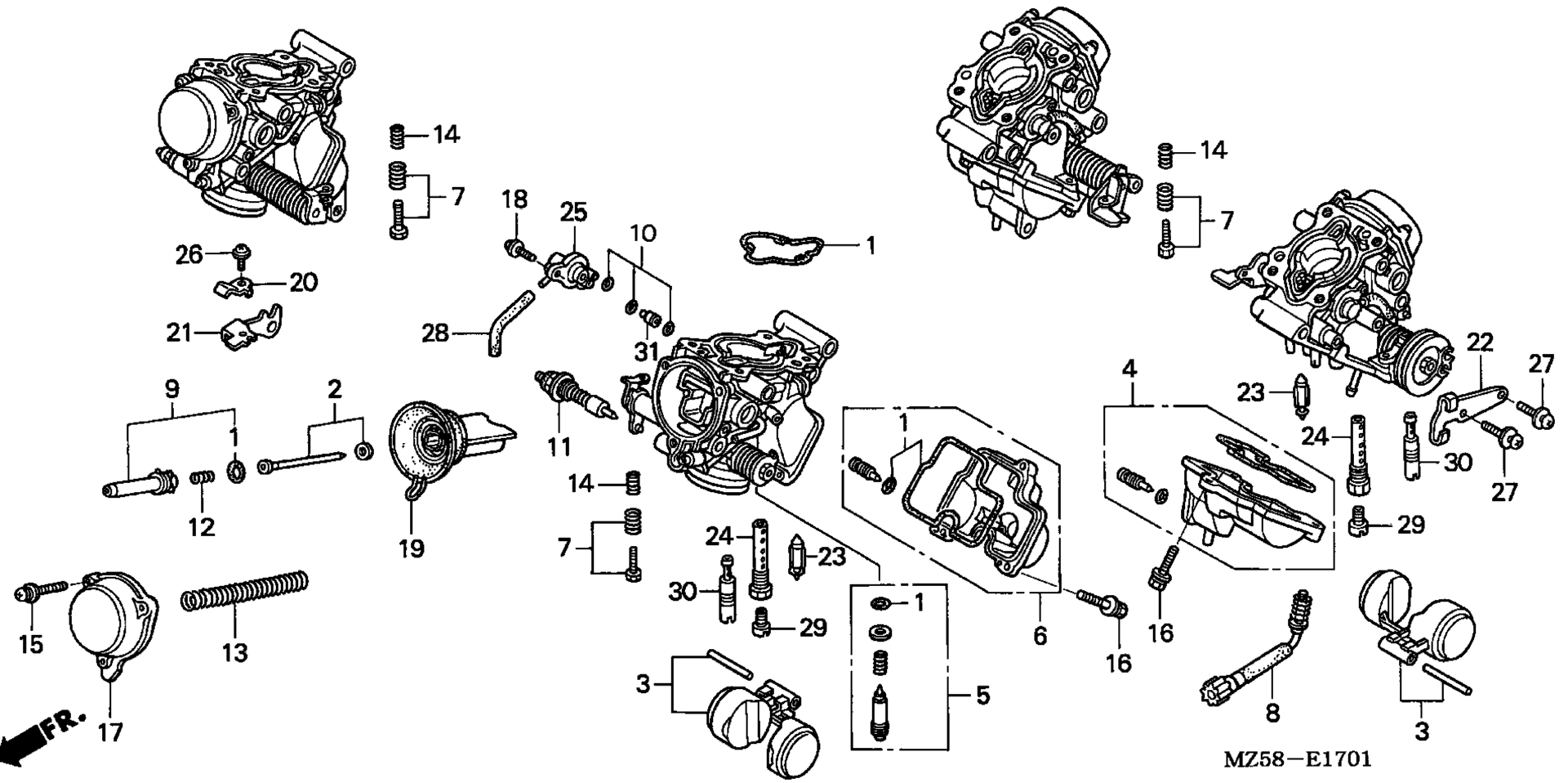 Карбюратор (COMPONENT PARTS)