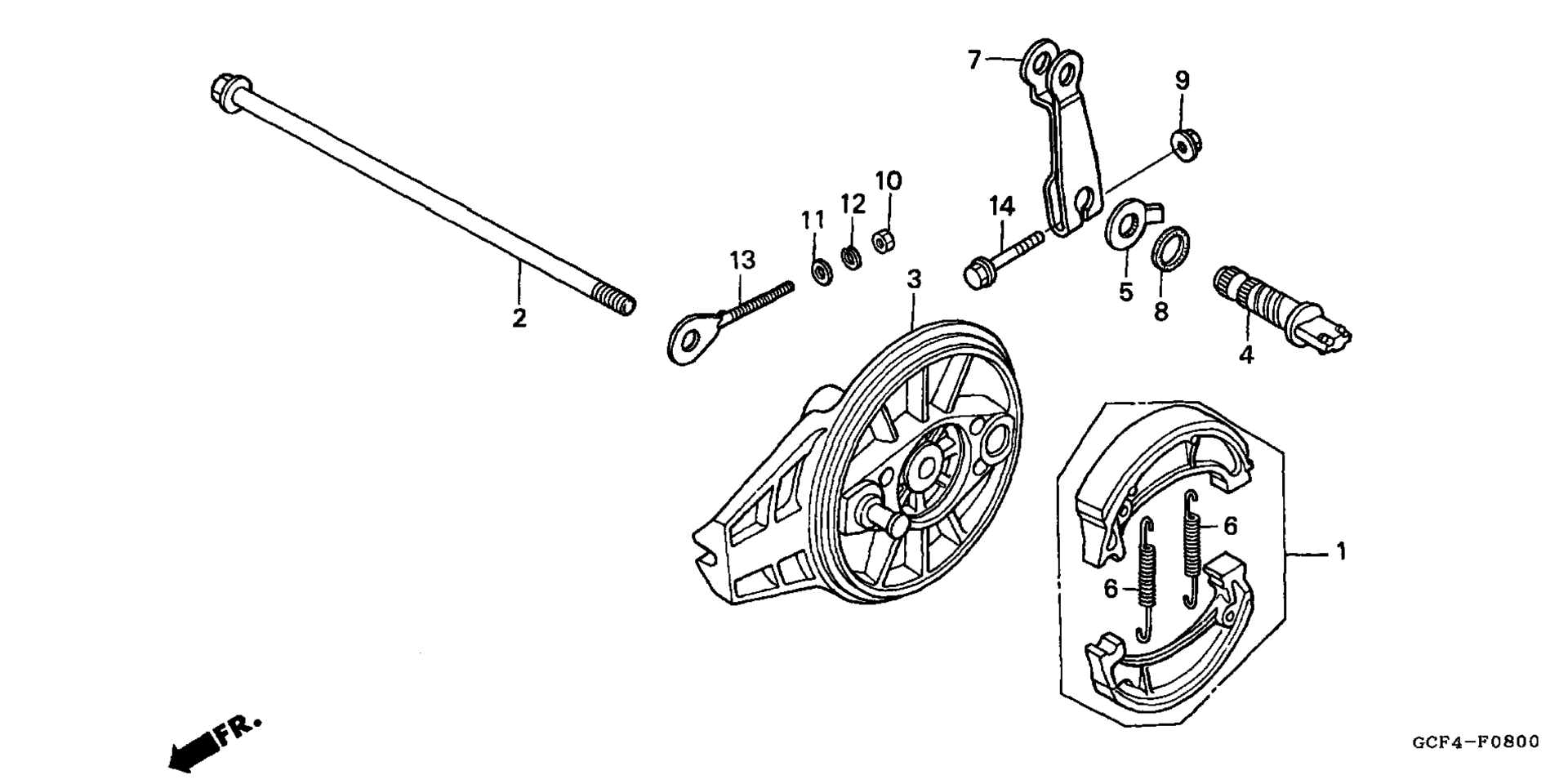 Задняя часть BRAKE / PANEL