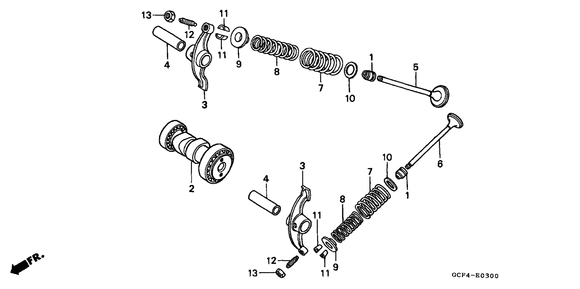 CAMSHAFT / клапан
