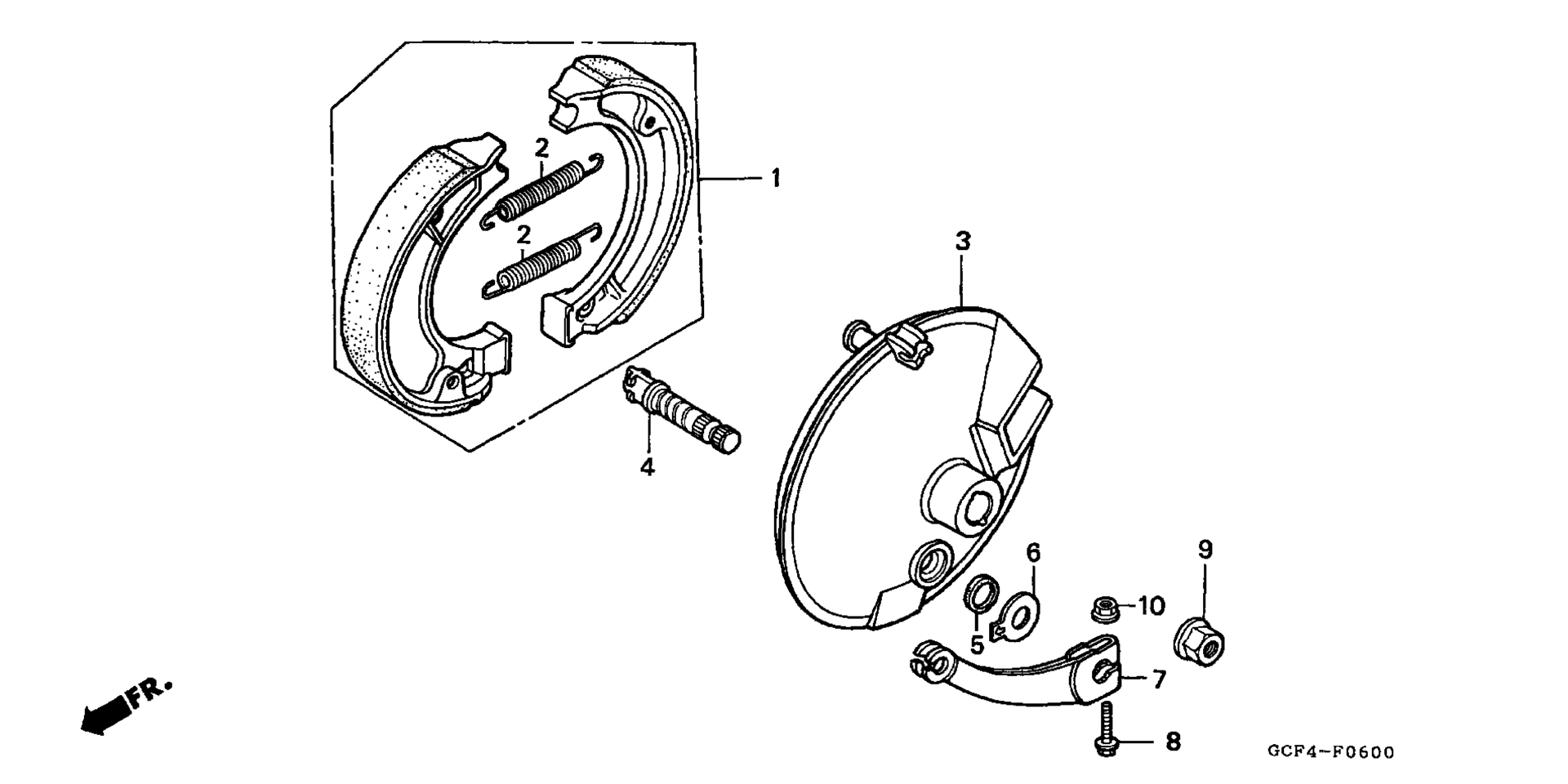 Передняя часть BRAKE / PANEL