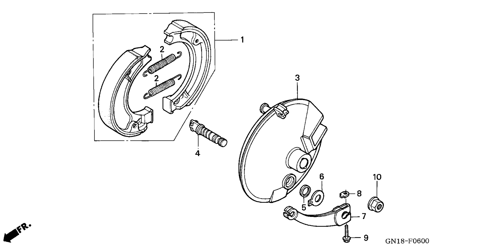 Передняя часть BRAKE PANEL