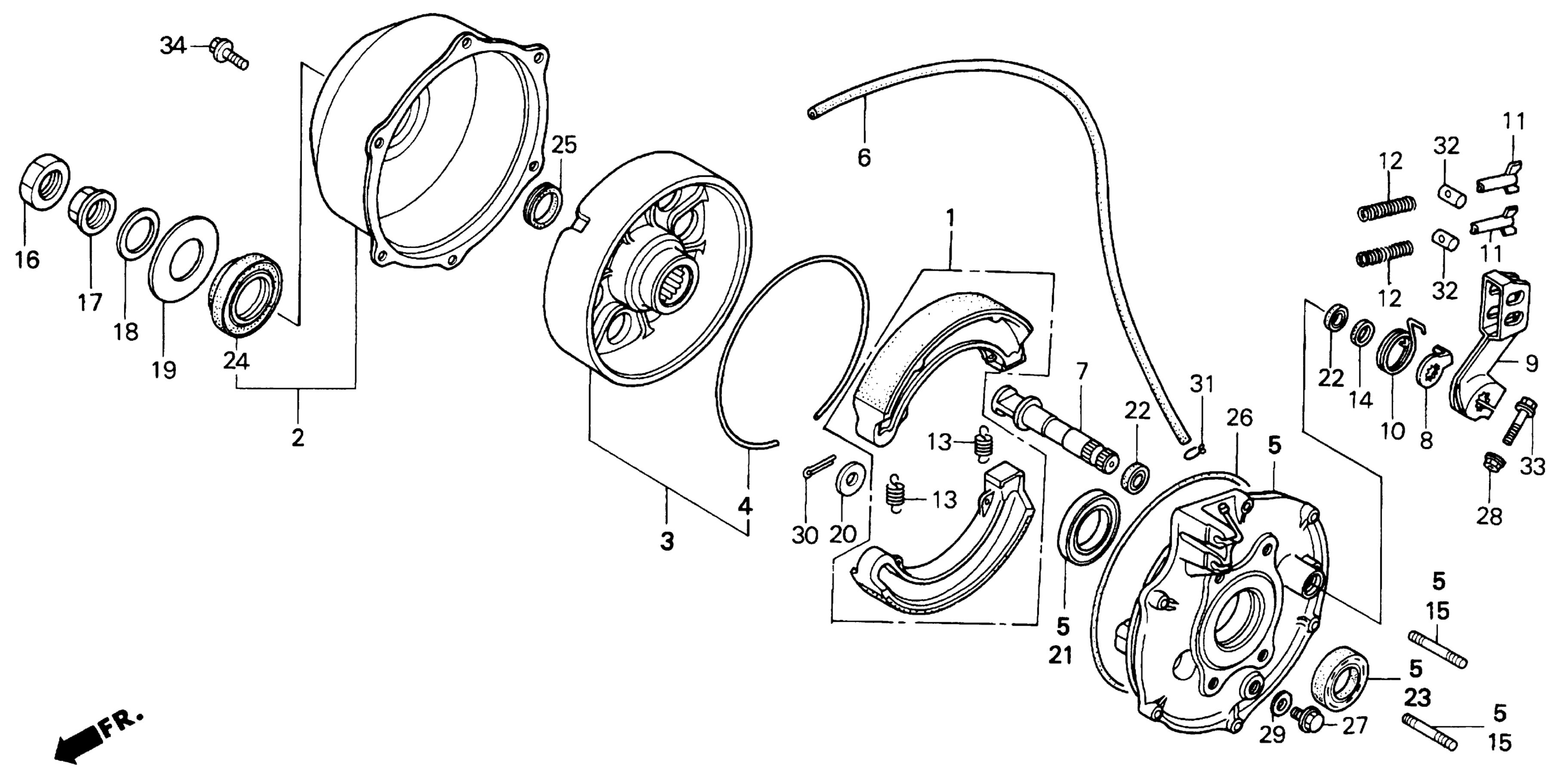 Задняя часть BRAKE PANEL