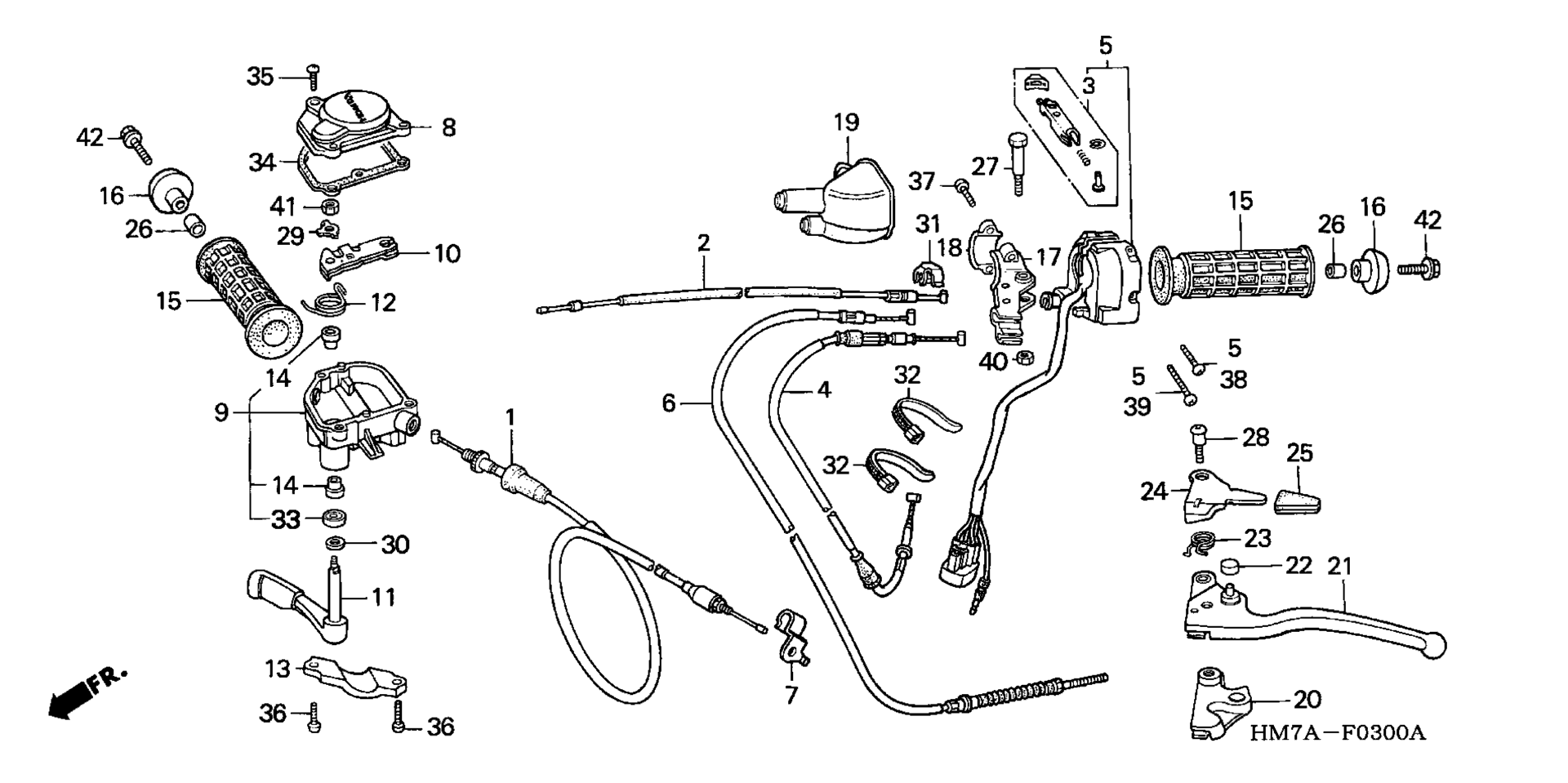 ручка LEVERS / SWITCHES / CABLES