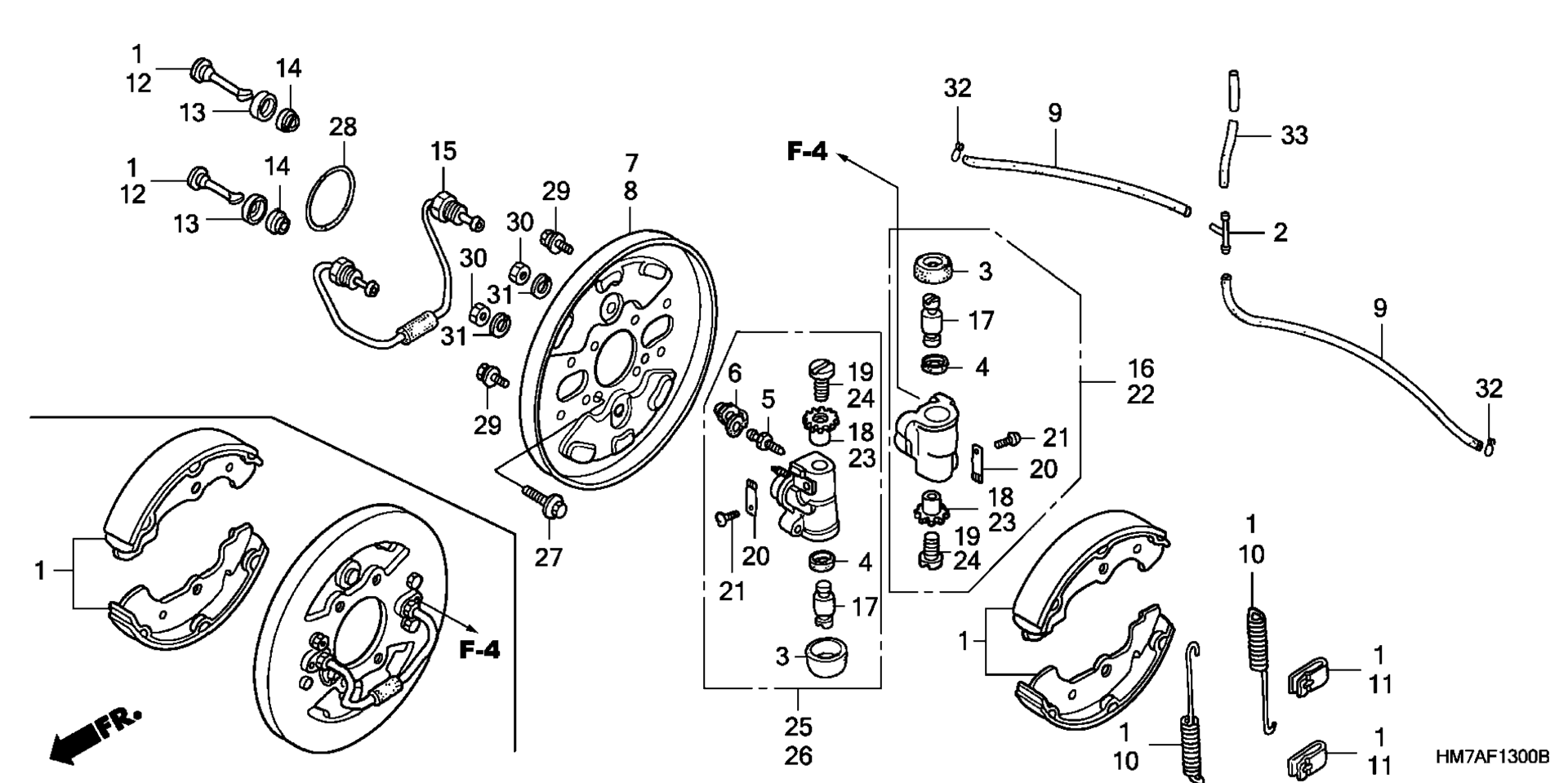 Передняя часть BRAKE PANEL