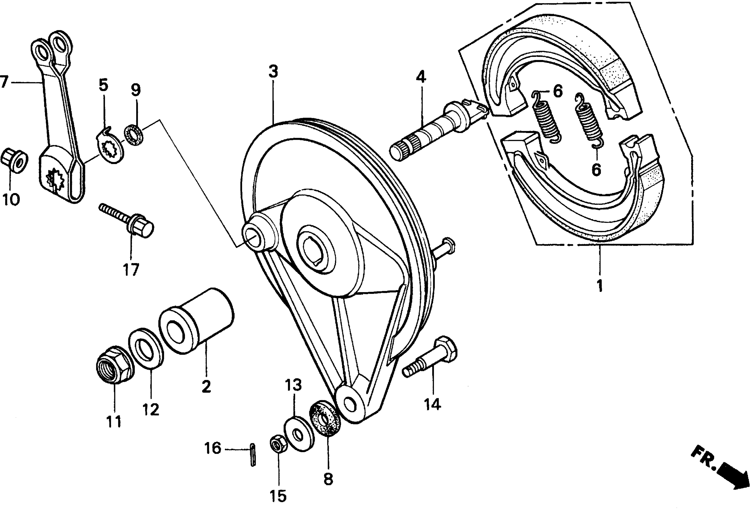Задняя часть BRAKE PANEL