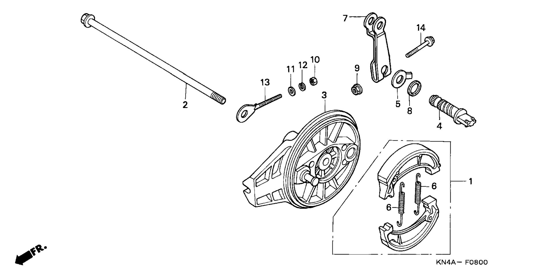 Задняя часть BRAKE PANEL